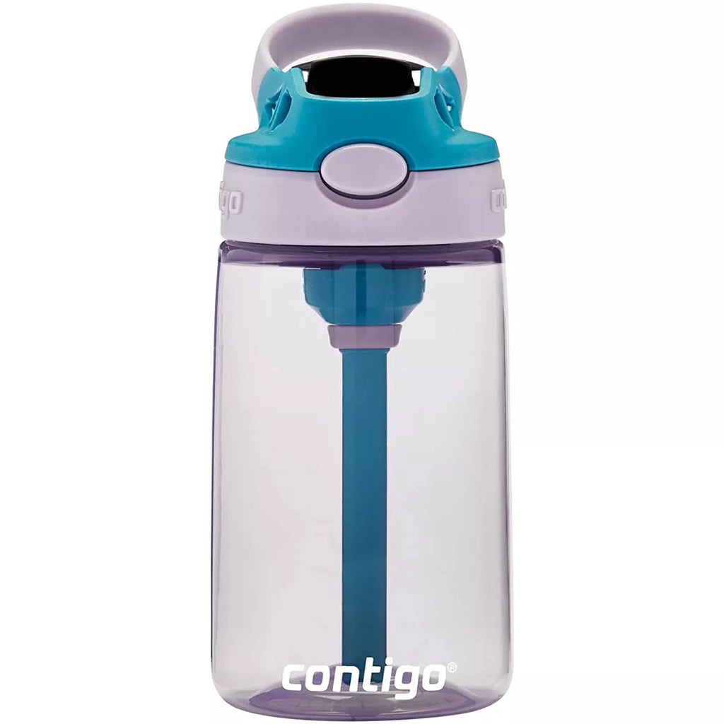 Contigo Kids Water Bottle with Redesigned AUTOSPOUT Straw, 14 oz, Grape Forest Haven M03H