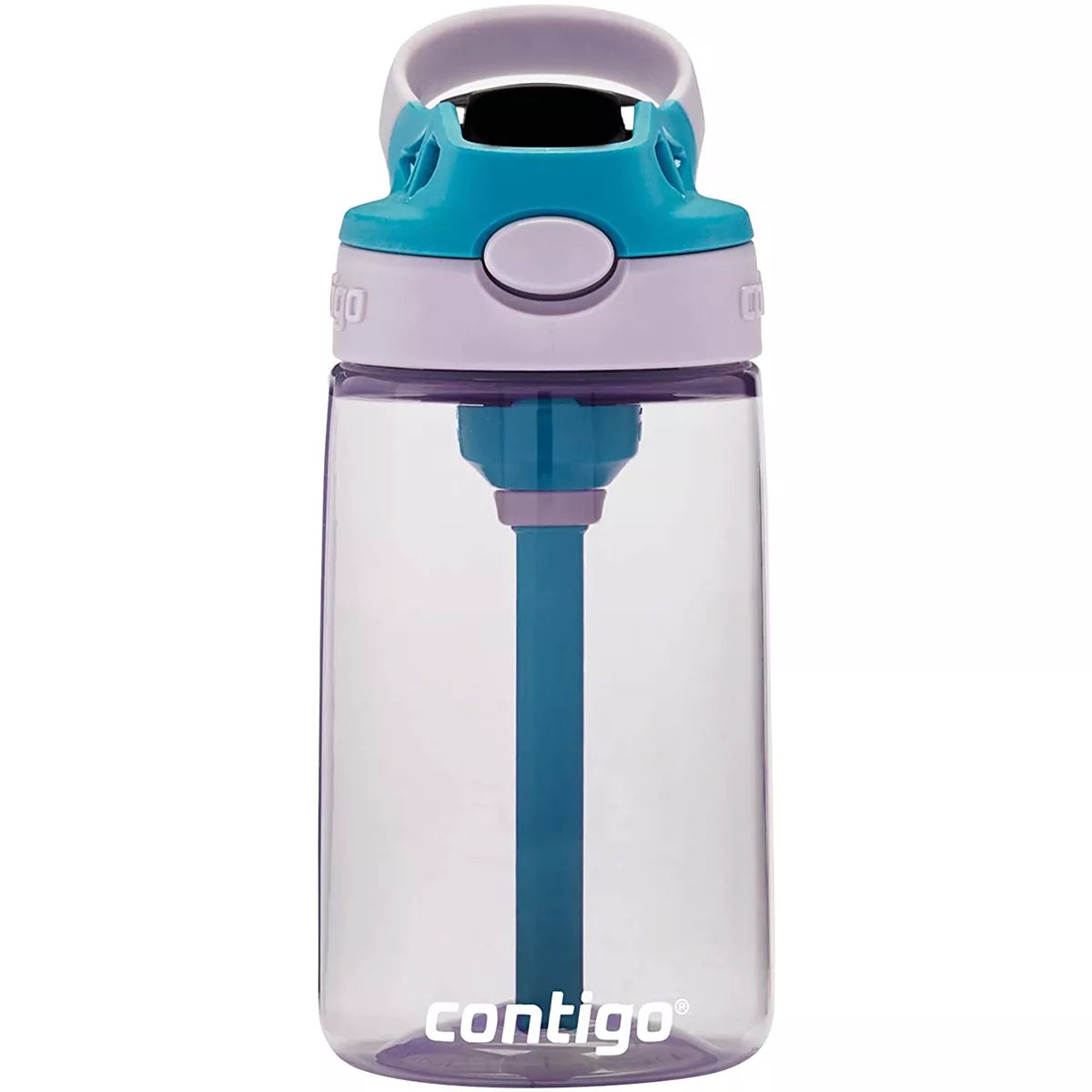 Contigo Kids Water Bottle with Redesigned AUTOSPOUT Straw, 14 oz, Grape Forest Haven M03H