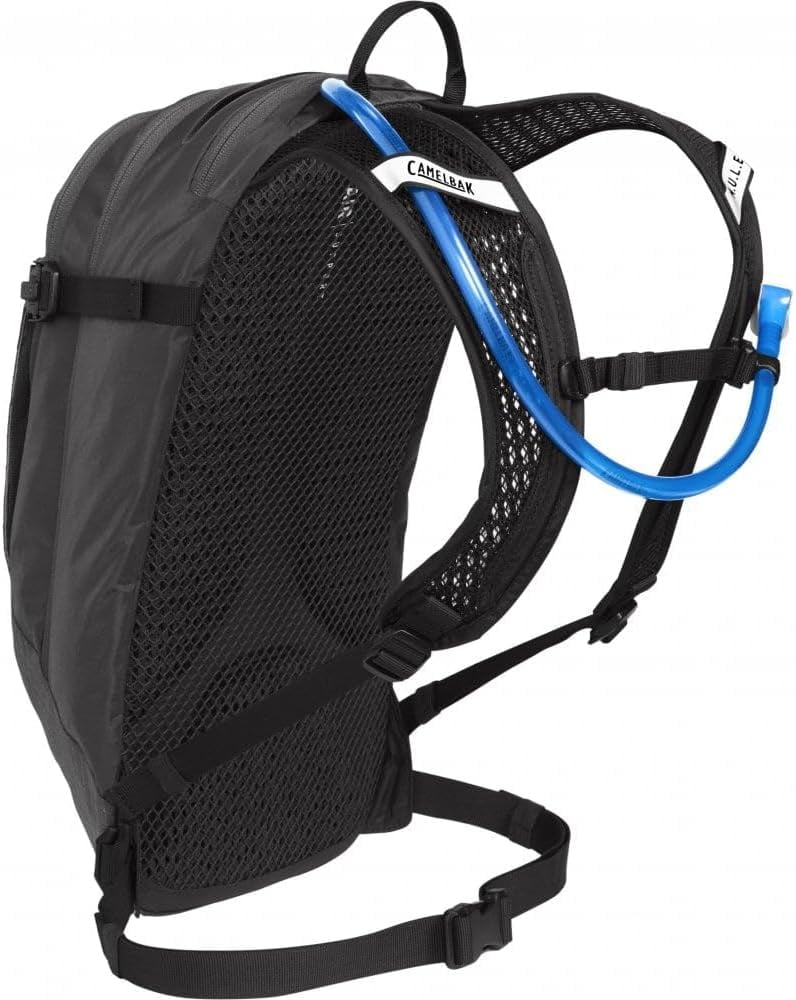 CamelBak Women's M.U.L.E. 12 Mountain Biking Hydration Pack - Easy Refilling Hydration Backpack - Magnetic Tube Trap 100oz, Charcoal/Black M246H