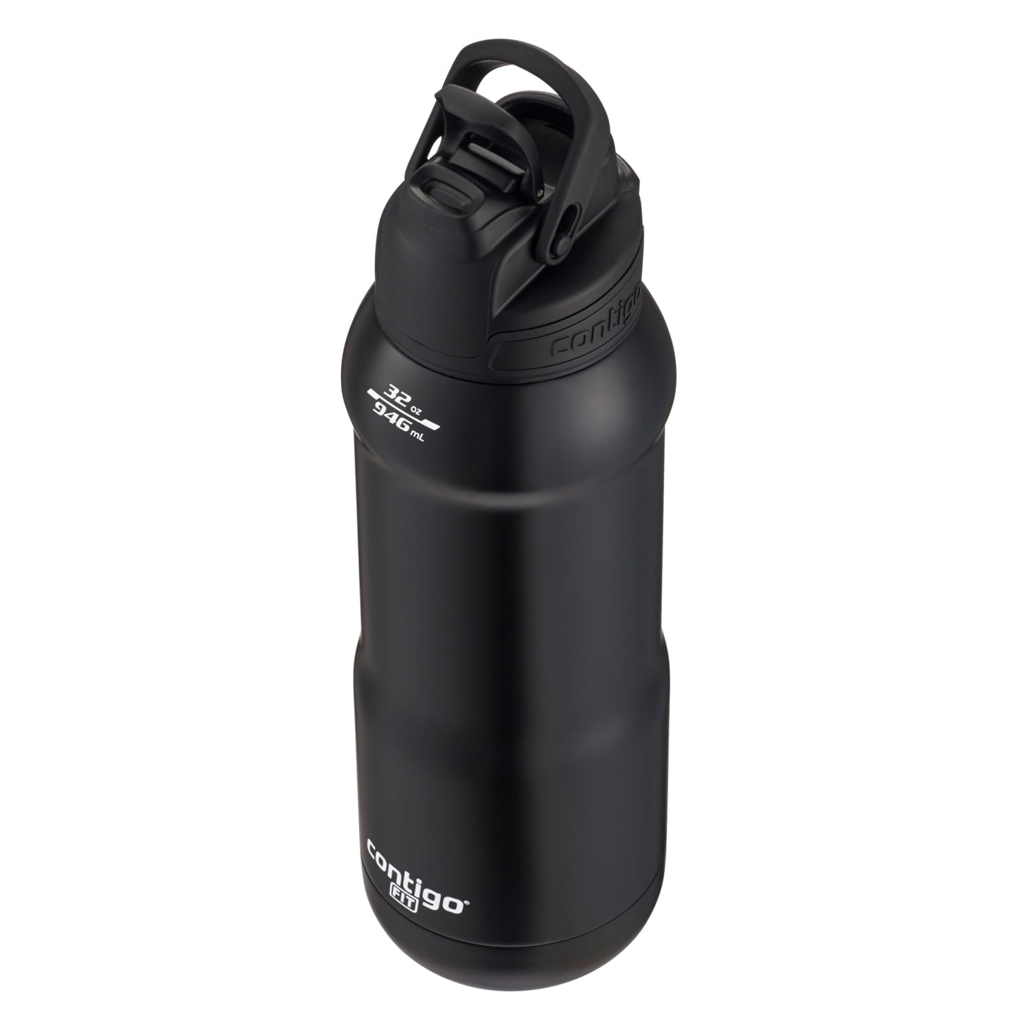 Contigo Fit Stainless Steel AUTOSPOUT Water Bottle with Straw, Blue Amp, 32 fl oz. M105T