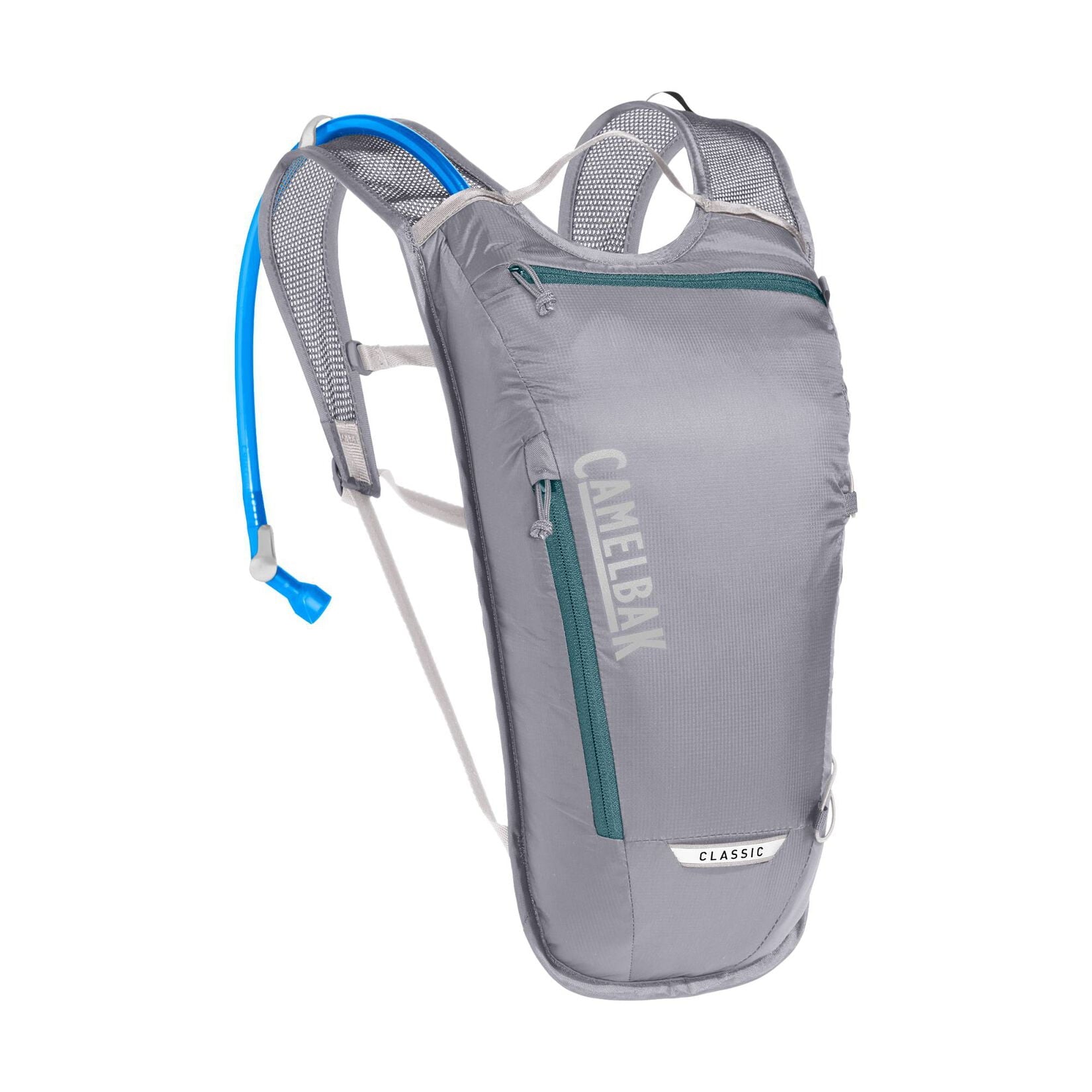 CamelBak Classic 70oz Light Bike Hydration Pack, Gunmetal/Hydro M236J