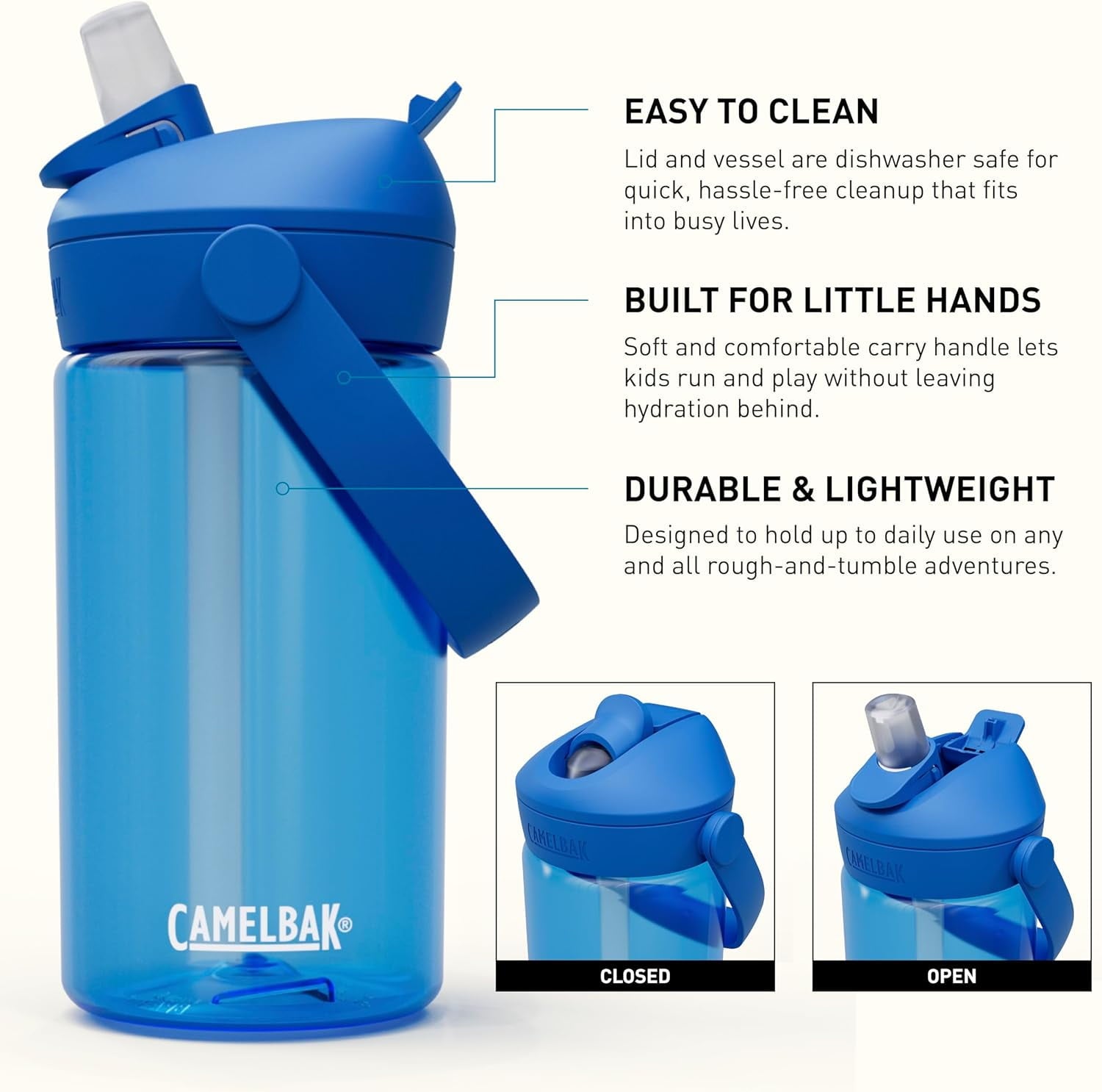 Camelbak Thrive™ Flip Straw Kids 14oz Bottle, Friendly Forest M272Z
