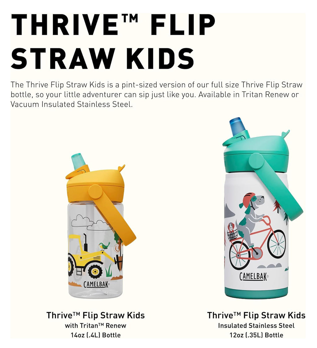 Camelbak Thrive™ Flip Straw Kids 14oz Bottle, Friendly Forest M272Z