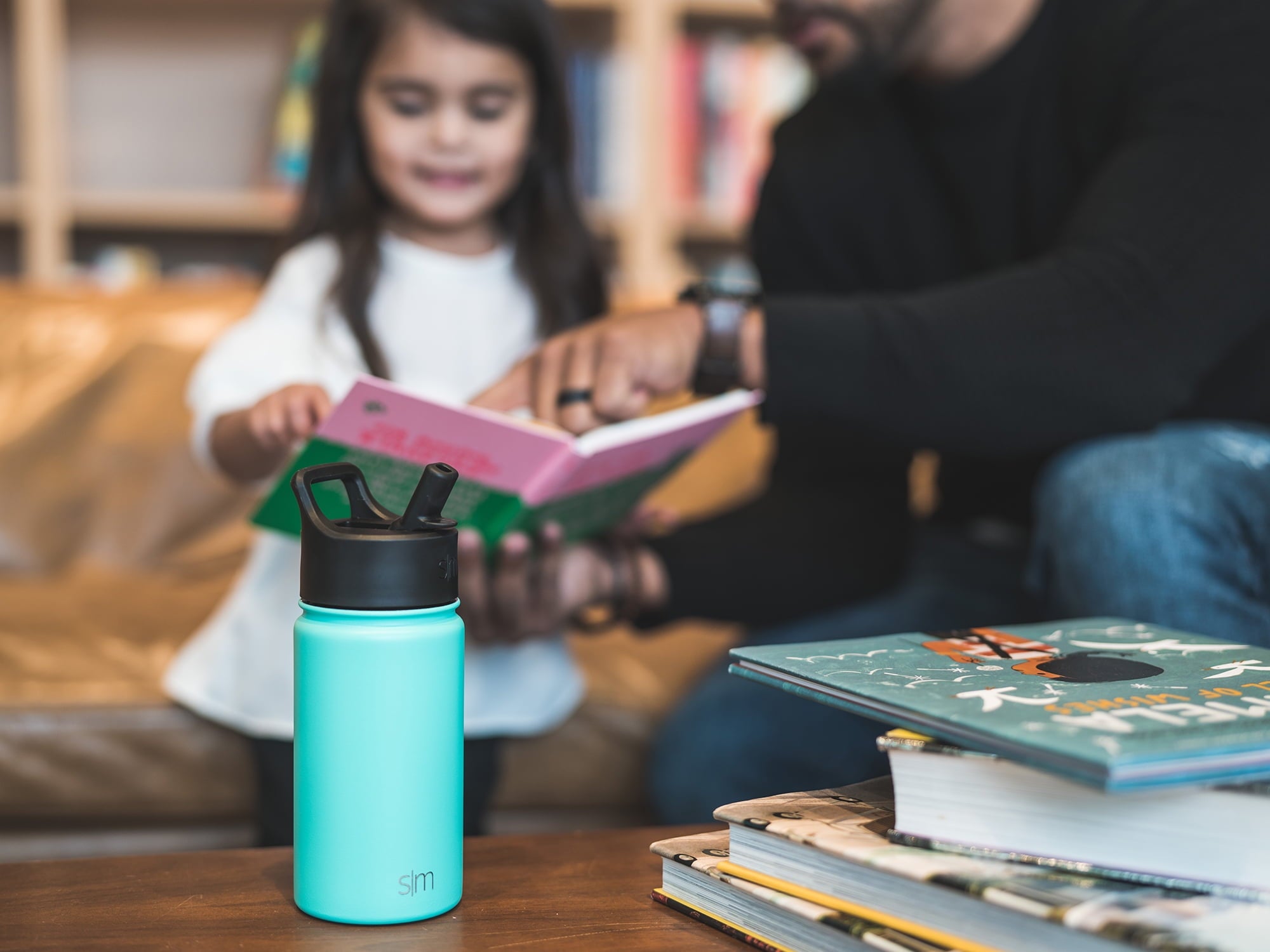Simple Modern Summit Water Bottle Straw Lid Vacuum Insulated Stainless Steel Bottle | 18 fl oz M427F