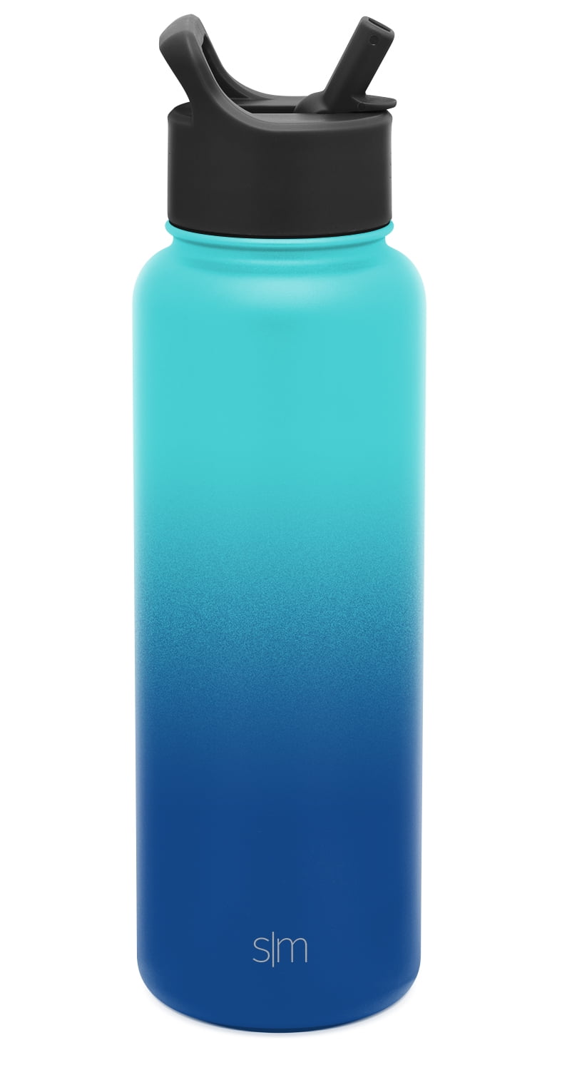 Simple Modern Summit Water Bottle Straw Lid Vacuum Insulated Stainless Steel Bottle | 18 fl oz M427F