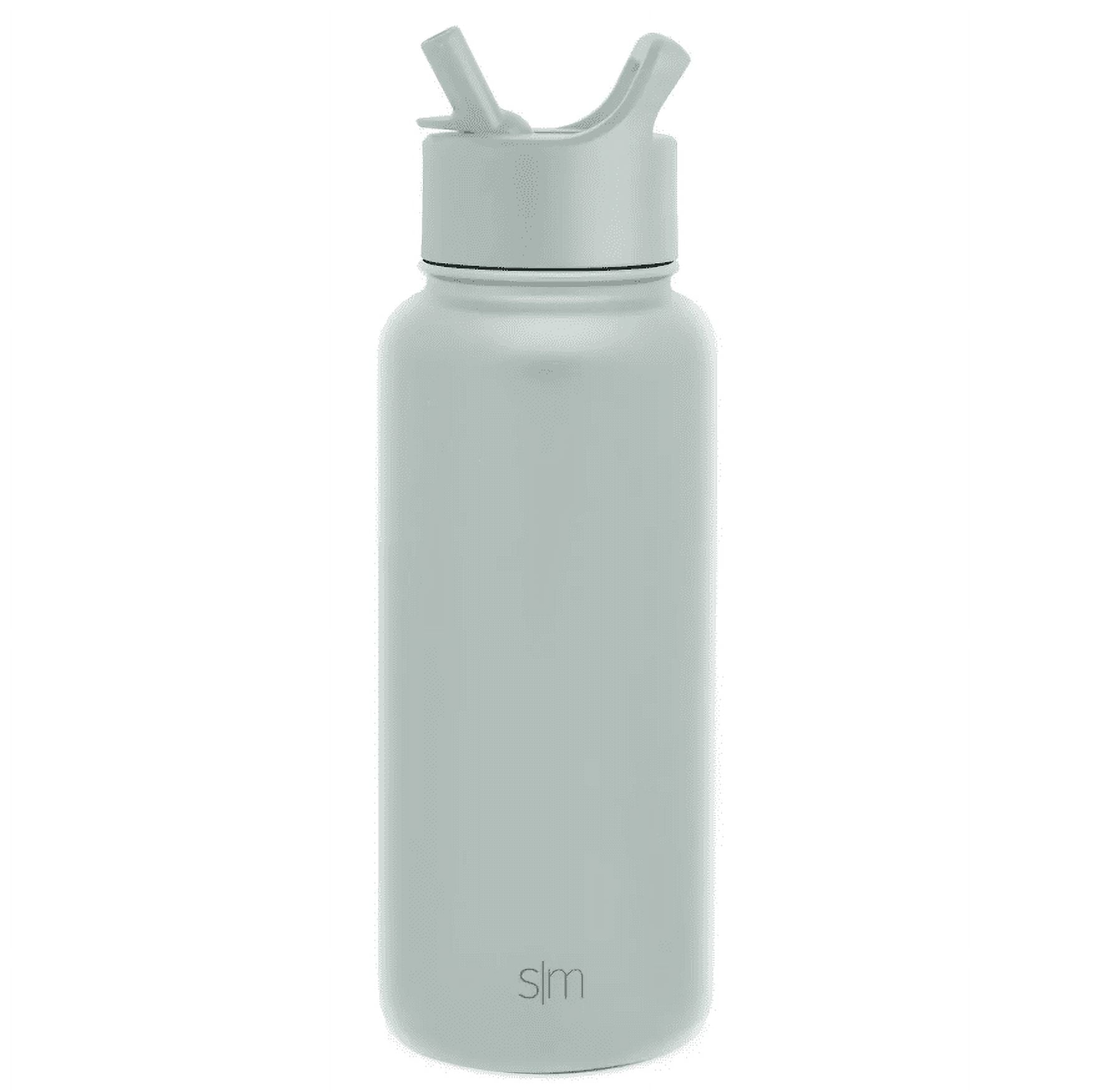 Simple Modern Summit 32oz Stainless Steel Water Bottle with Straw Lid Seaglass Sage M418F
