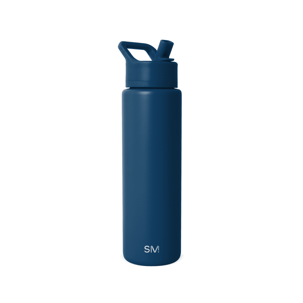 Simple Modern 30 fl oz Insulated Stainless Steel Summit Wide Mouth Water Bottle with Straw Lid | Slumberland M396S