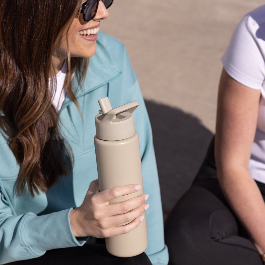 Simple Modern 30 fl oz Insulated Stainless Steel Summit Wide Mouth Water Bottle with Straw Lid | Slumberland M396S