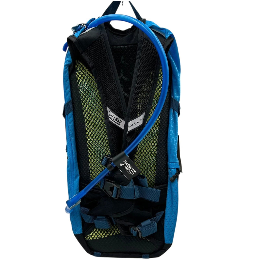 CAMELBAK M.U.L.E Pro 14L Bike Hydration Backpack 100 oz, Ibiza Blue/Orange M251X