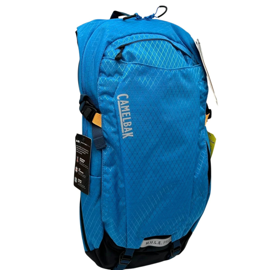 CAMELBAK M.U.L.E Pro 14L Bike Hydration Backpack 100 oz, Ibiza Blue/Orange M251X