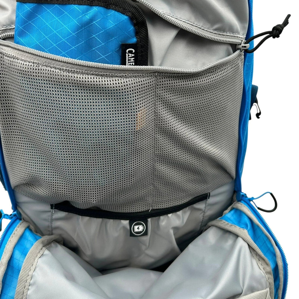 CAMELBAK M.U.L.E Pro 14L Bike Hydration Backpack 100 oz, Ibiza Blue/Orange M251X