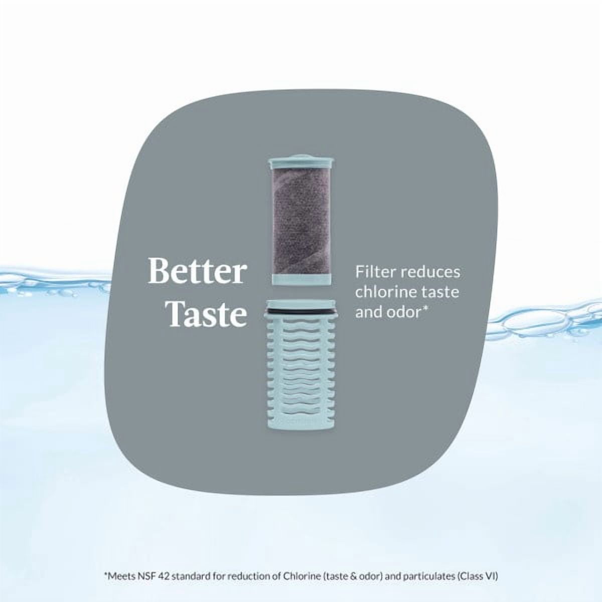 Contigo Clybourn Chill Stainless Steel FreeFlow Filter Water Bottle with AUTOSEAL, 24oz Salt M107A
