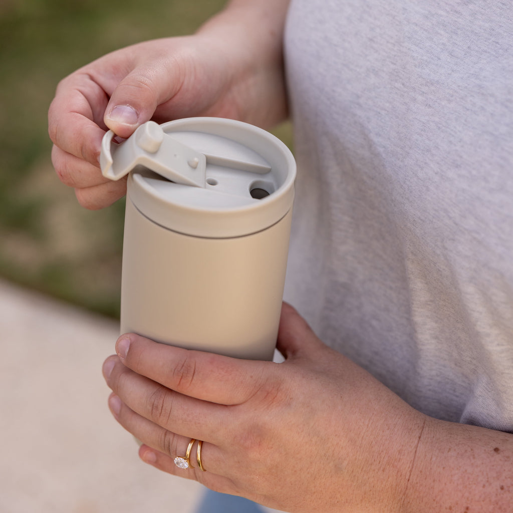 Simple Modern 16 fl oz Insulated Stainless Steel Voyager Coffee Tumbler with Insulated Flip Lid M394R