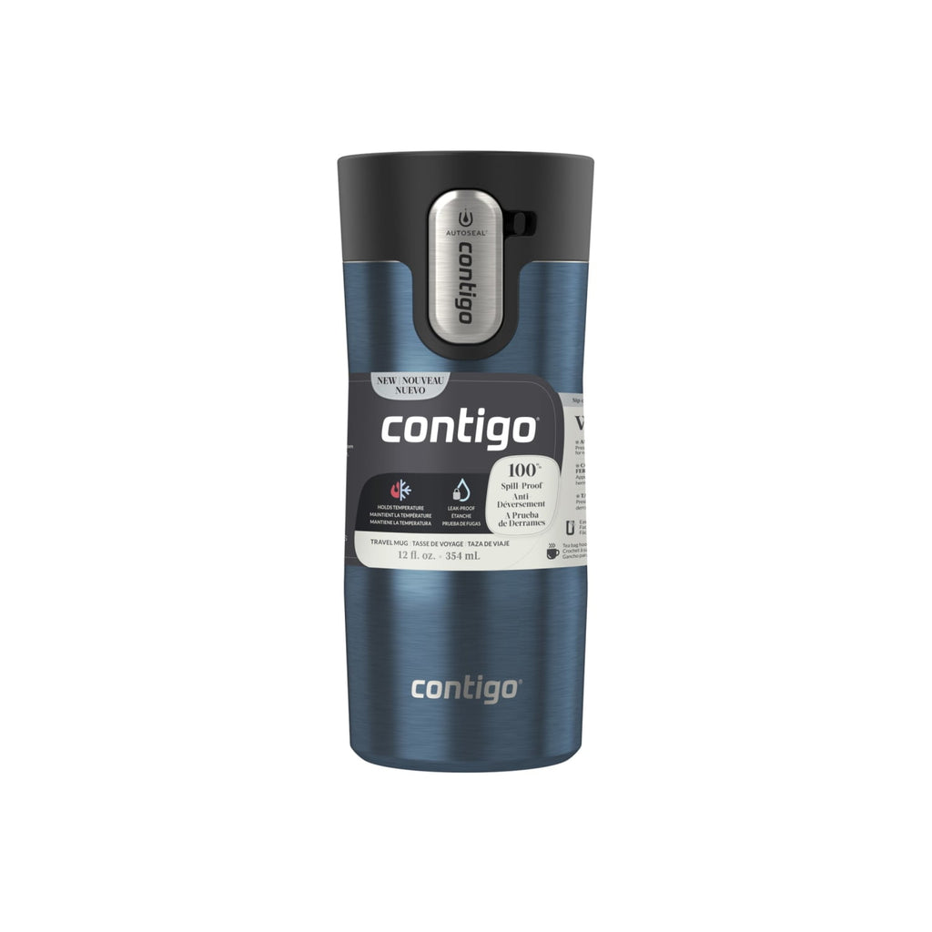 Contigo 12 oz. West Loop 3.0 Insulated Stainless Steel Travel Mug - Blueberry M07S