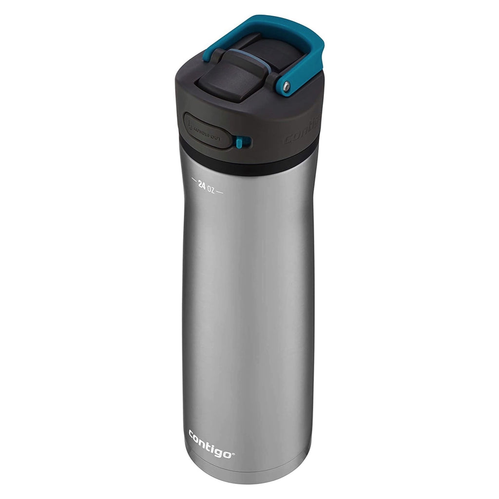 Contigo Ashland 2.0 Water Bottle with AUTOSPOUT Lid, 24oz., Blue Corn M81T