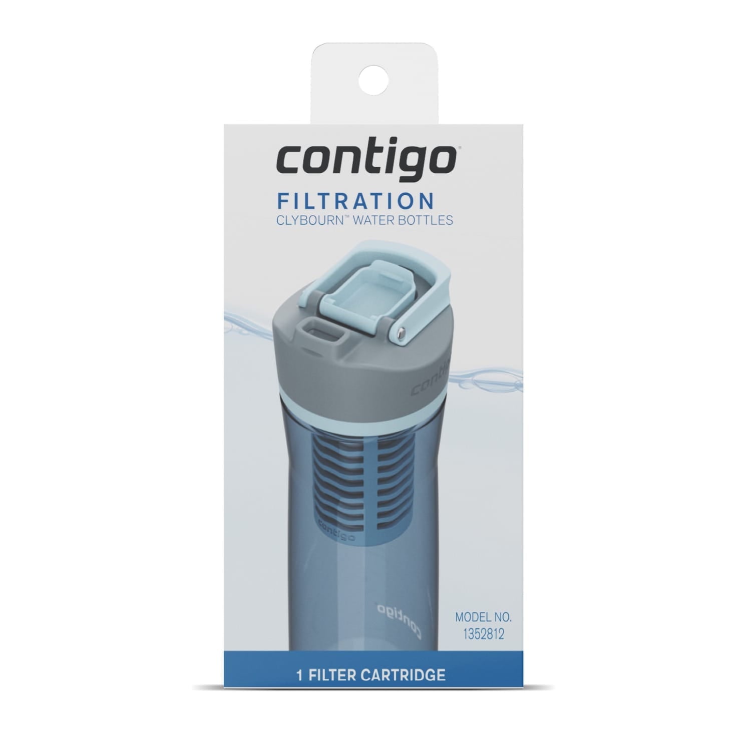 Contigo Clybourn FreeFlow Filter Water Bottle Replacement Filter, 1 Count M30N