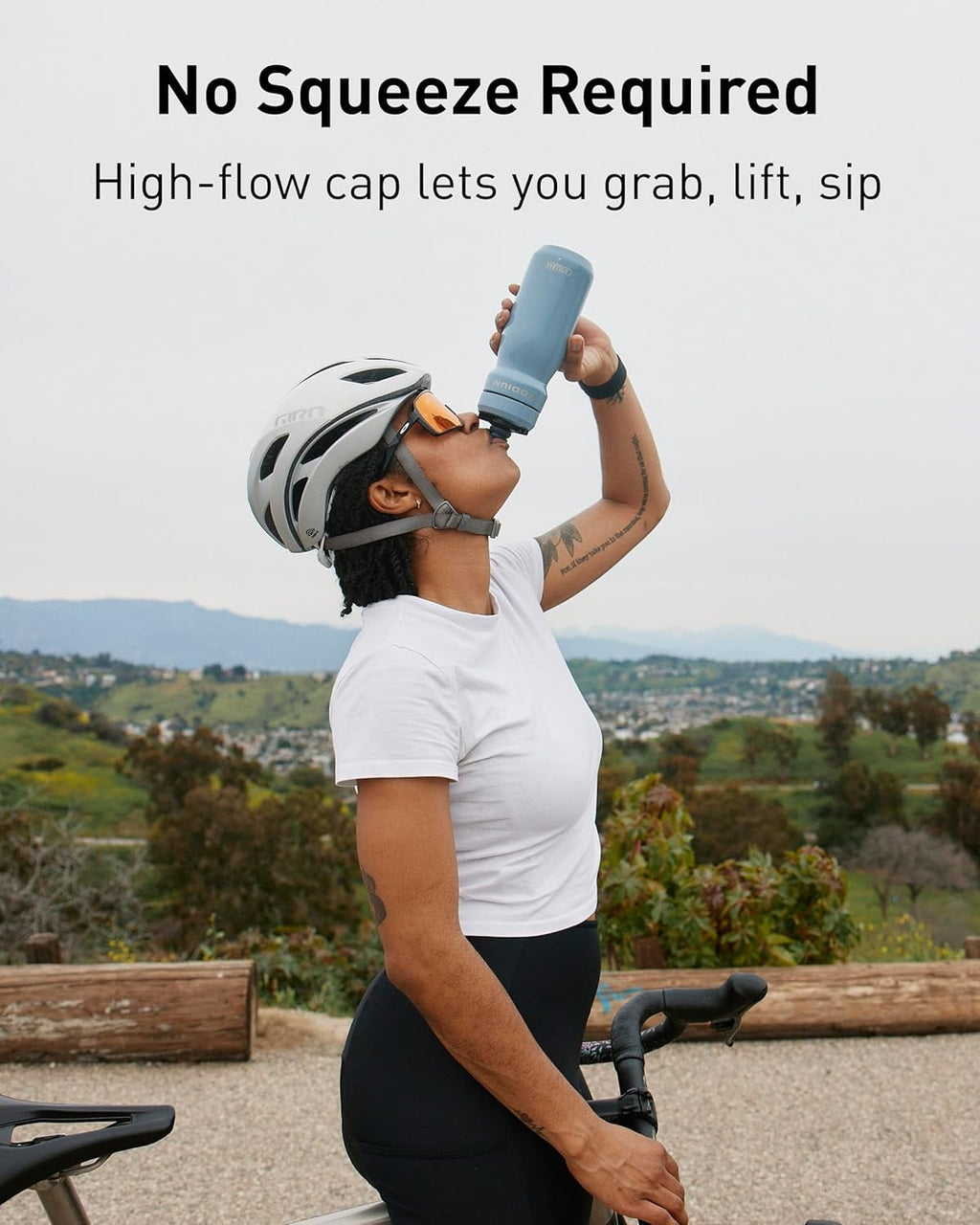 CamelBak Podium 22oz Insulated Stainless Steel Bike Water Bottle, Pacific M319D