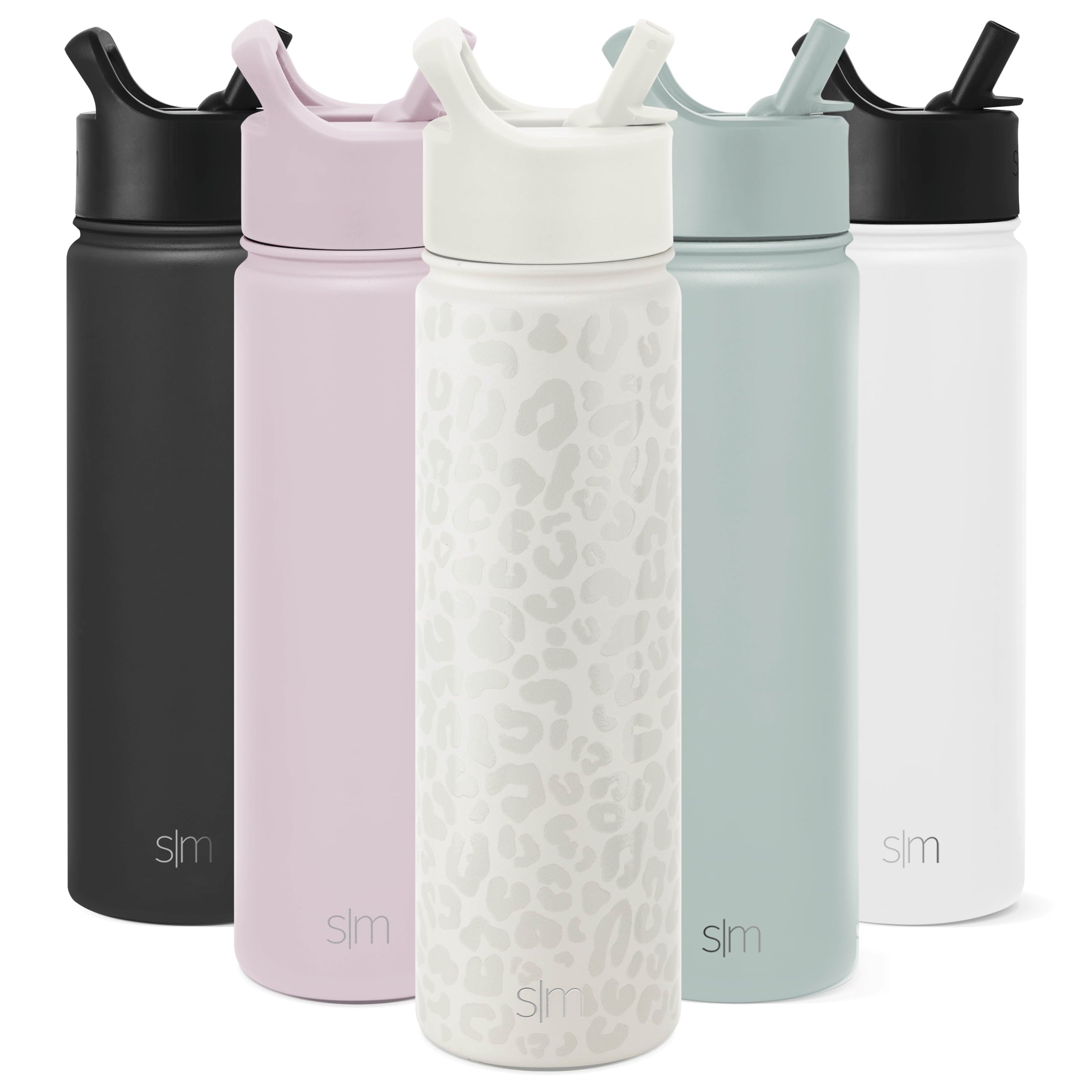 Simple Modern Summit Water Bottle Straw Lid Vacuum Insulated Stainless Steel Bottle | 22 fl oz M430M