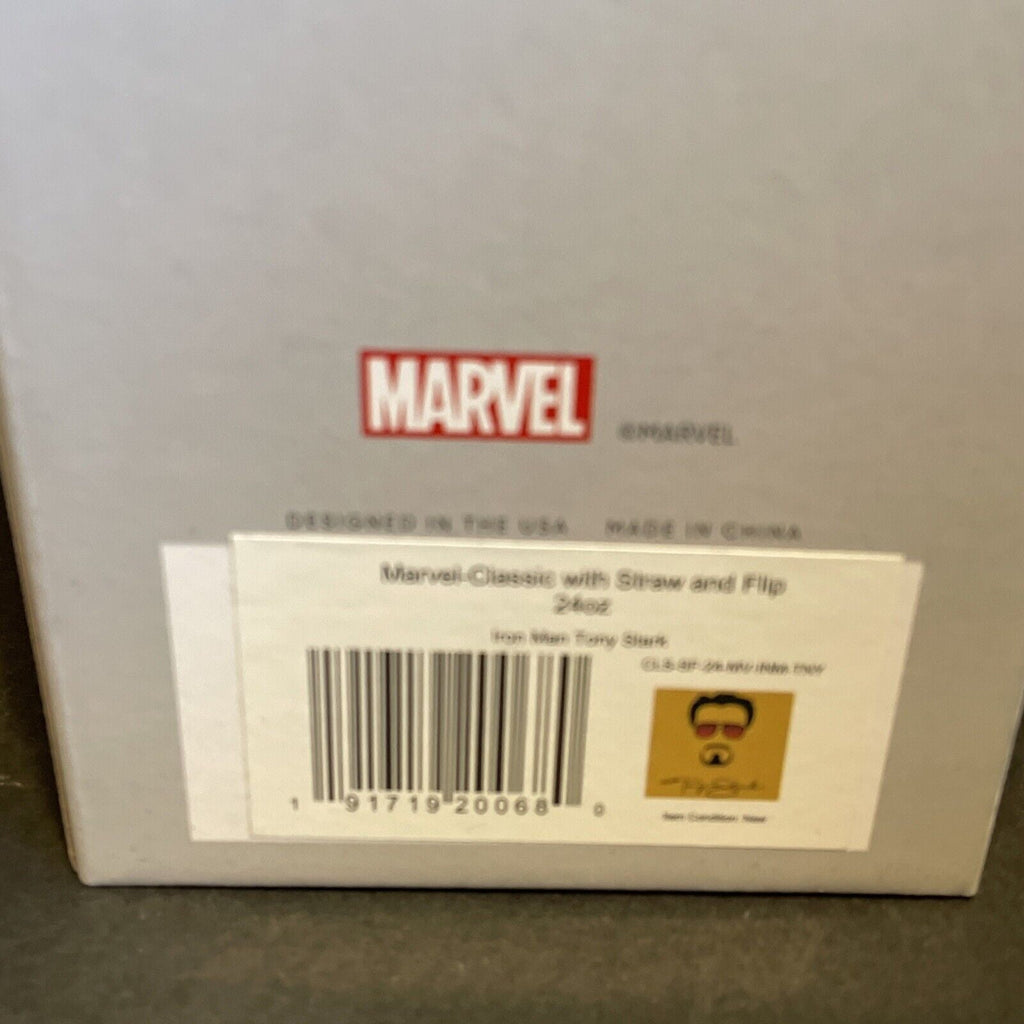 Simple Modern Insulated Iron Man Tony 24oz  Tumbler W/Flip Lid and Straw Lid M434G