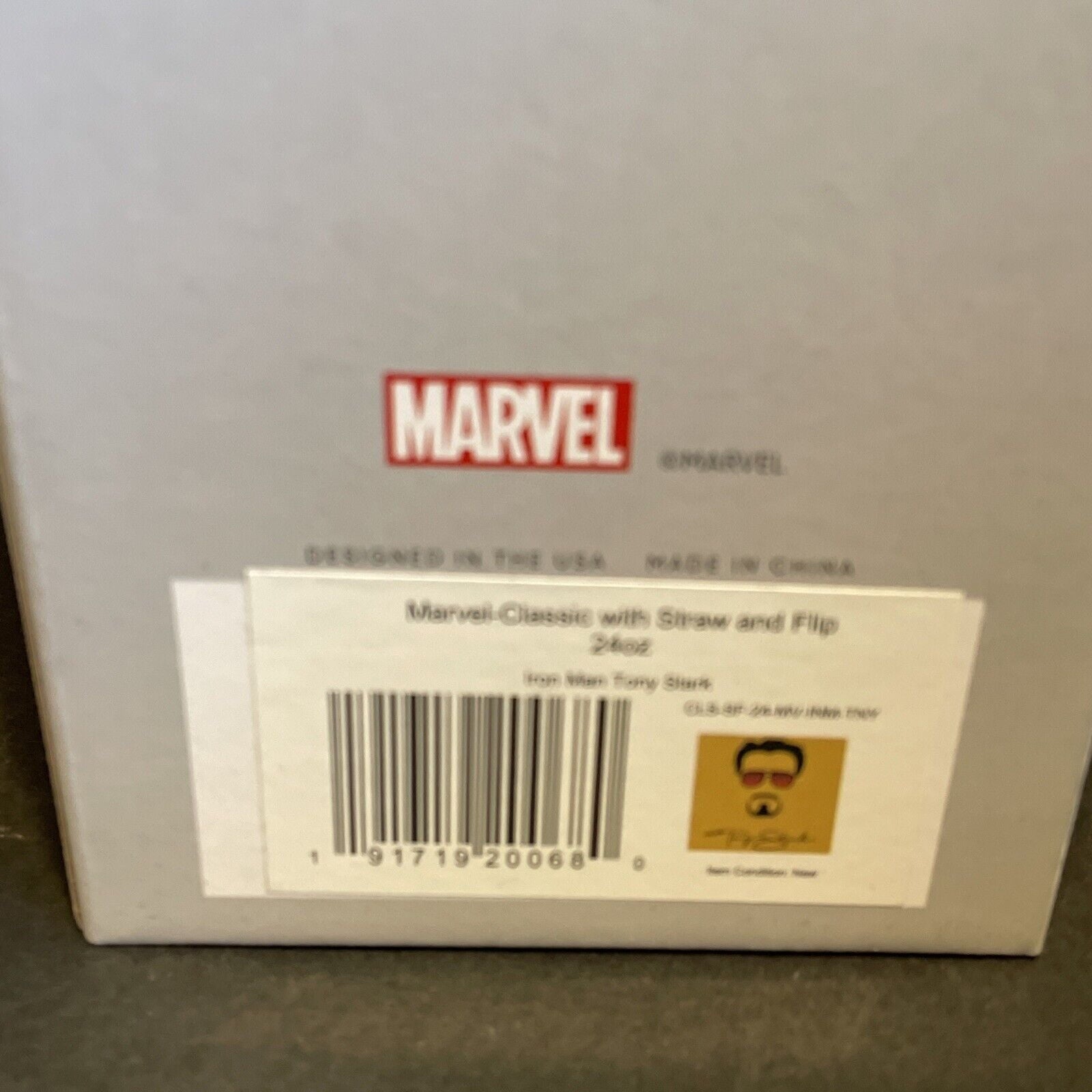 Simple Modern Insulated Iron Man Tony 24oz  Tumbler W/Flip Lid and Straw Lid M434G