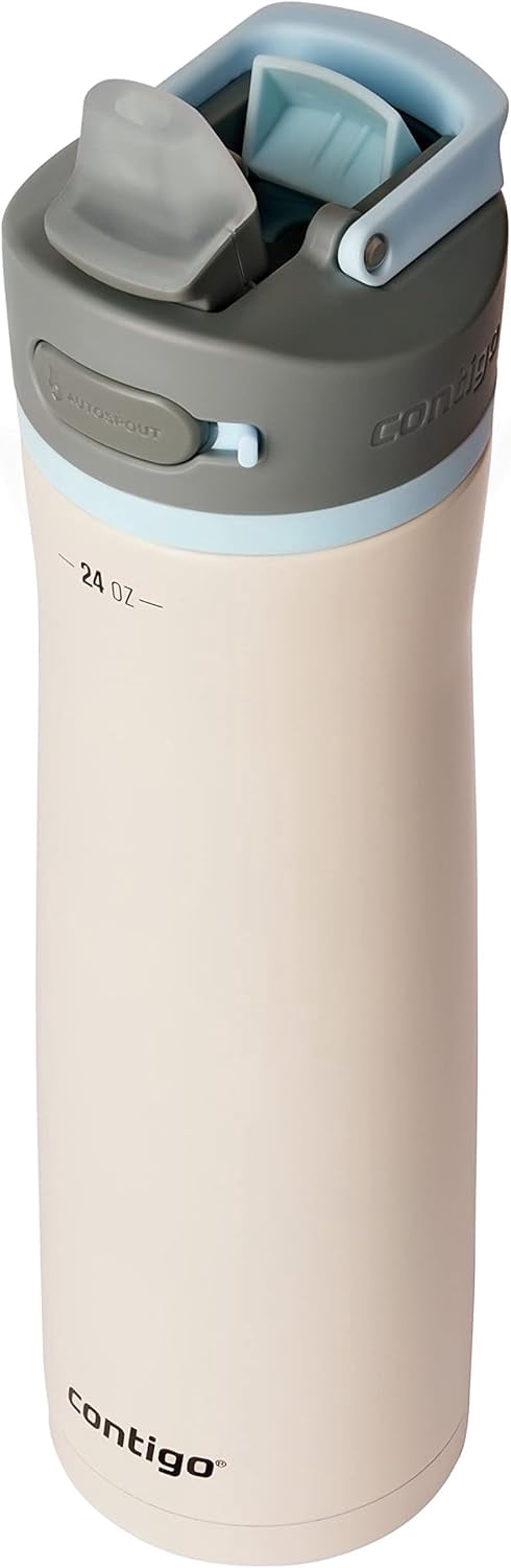 Contigo 24 oz. Wells Chill Stainless Steel Filter Water Bottle - Salt M86E