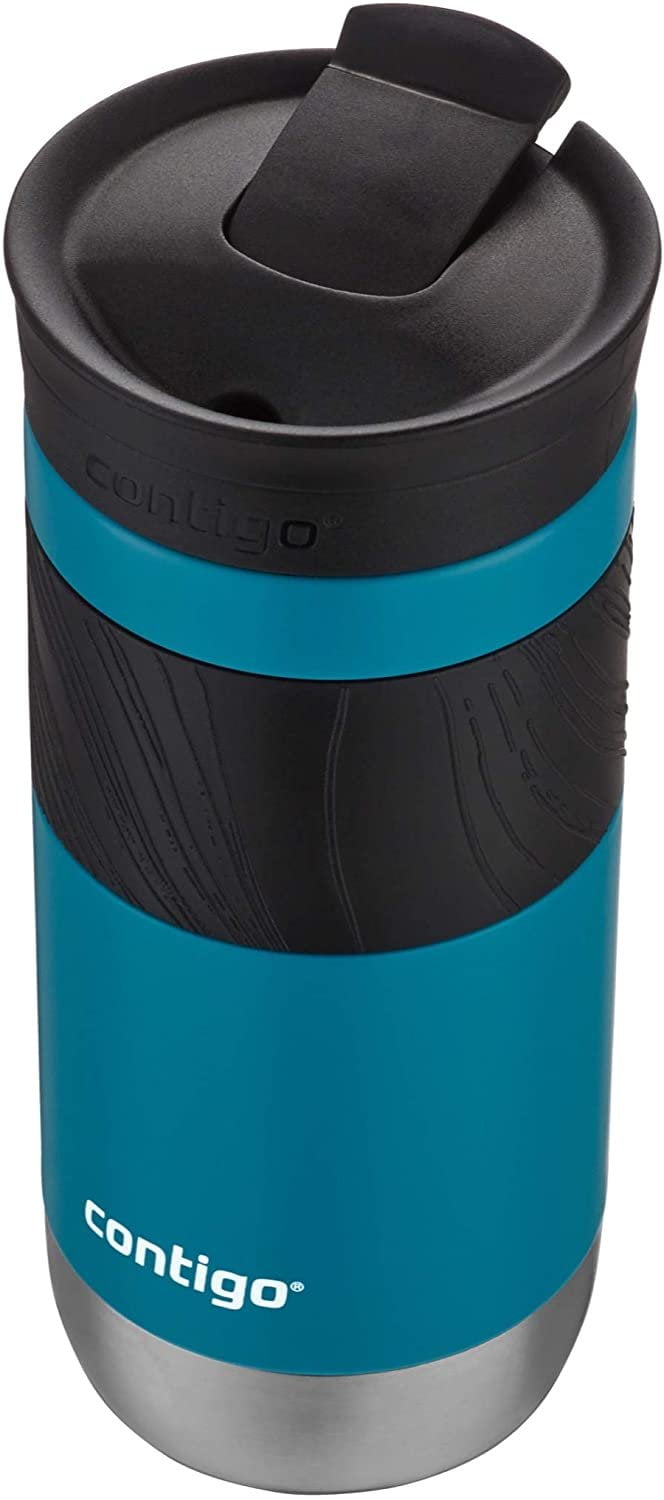 Contigo Byron 2.0 Stainless Steel Travel Mug with SNAPSEAL Lid and Grip, 20 oz, Sake &amp; Blue Corn, 2-Pack M14S