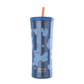 Contigo 20oz Shake &amp; Go Tumbler, Plastic with Straw, Stellar Jay Cowhide Couture M119C