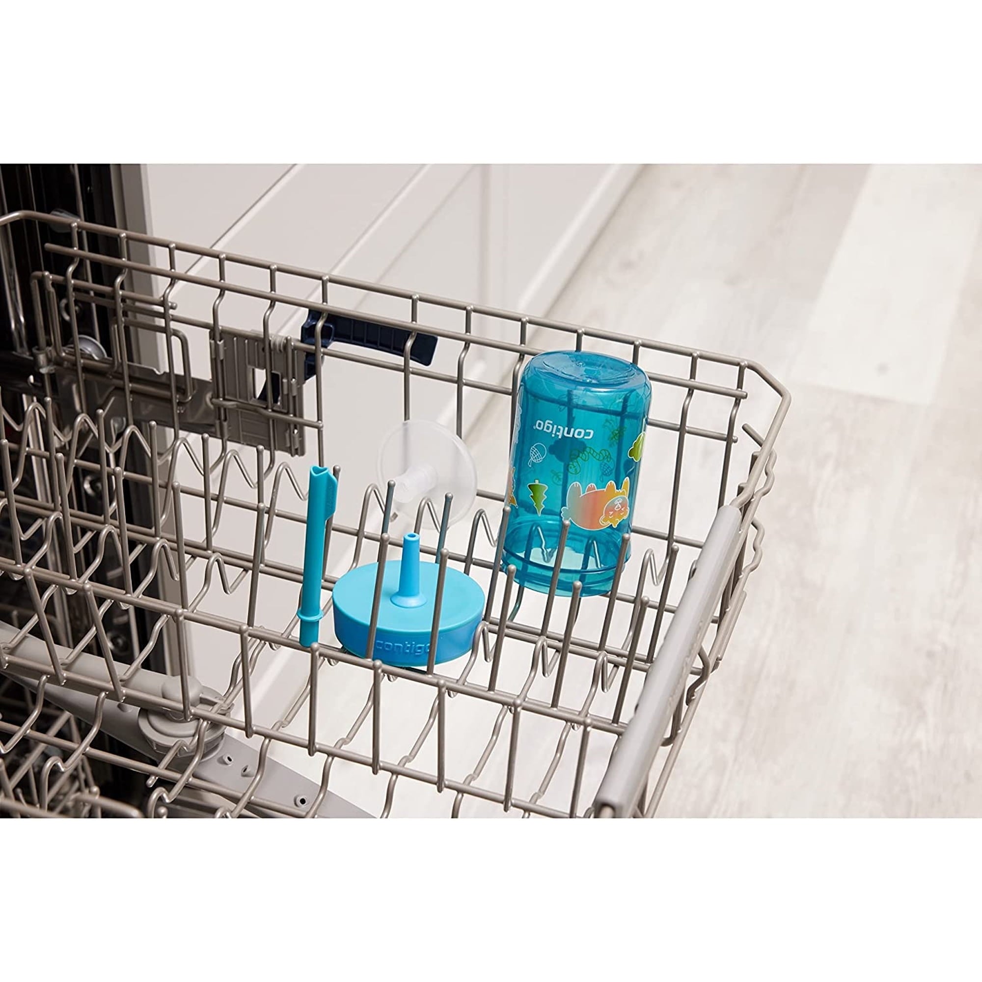Contigo Kid's 14 oz. Leighton Tumbler with Straw - Juniper/Blue Forest M118A