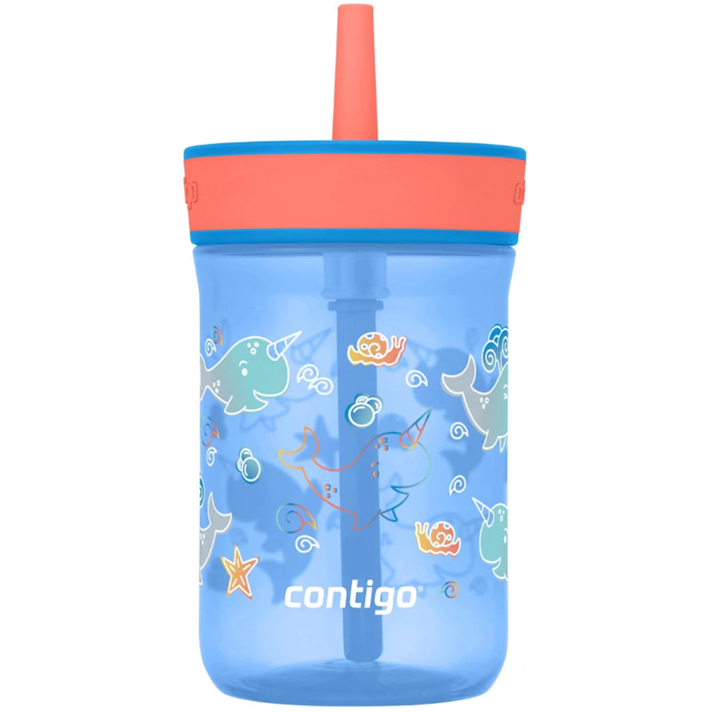 Contigo Kid's 14 oz. Leighton Tumbler with Straw - Juniper/Blue Forest M118A