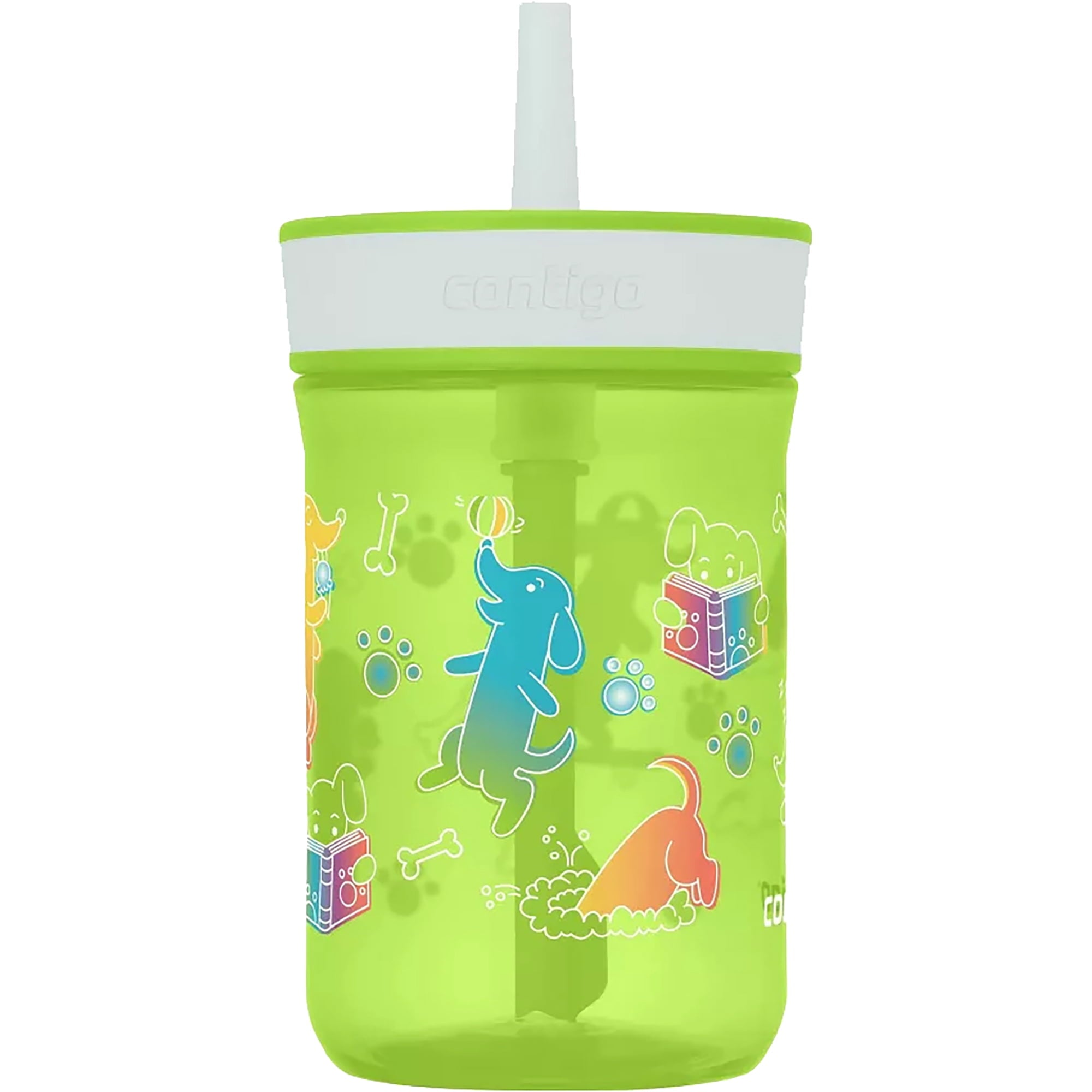 Contigo Kid's 14 oz. Leighton Tumbler with Straw - Juniper/Blue Forest M118A