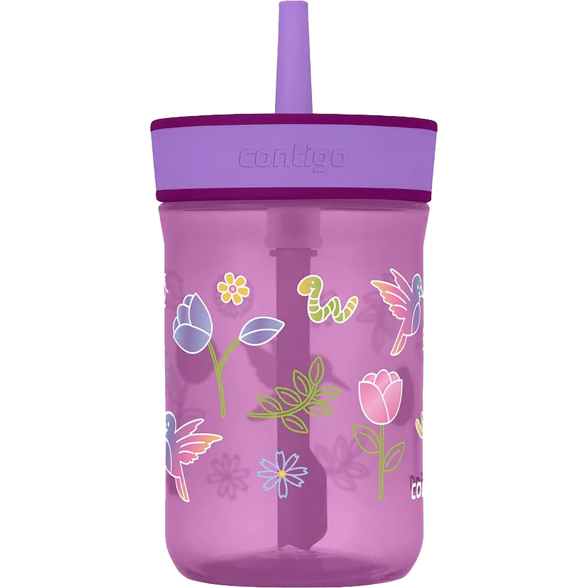Contigo Kid's 14 oz. Leighton Tumbler with Straw - Juniper/Blue Forest M118A