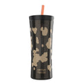 Contigo 20oz Shake &amp; Go Tumbler, Plastic with Straw, Licorice Cowhide Couture M93J