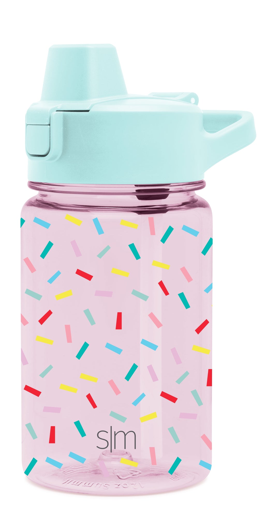 Simple Modern 12 fl oz Reusable Tritan Summit Water Bottle with Silicone Straw Lid | Birthday Cake M404Q