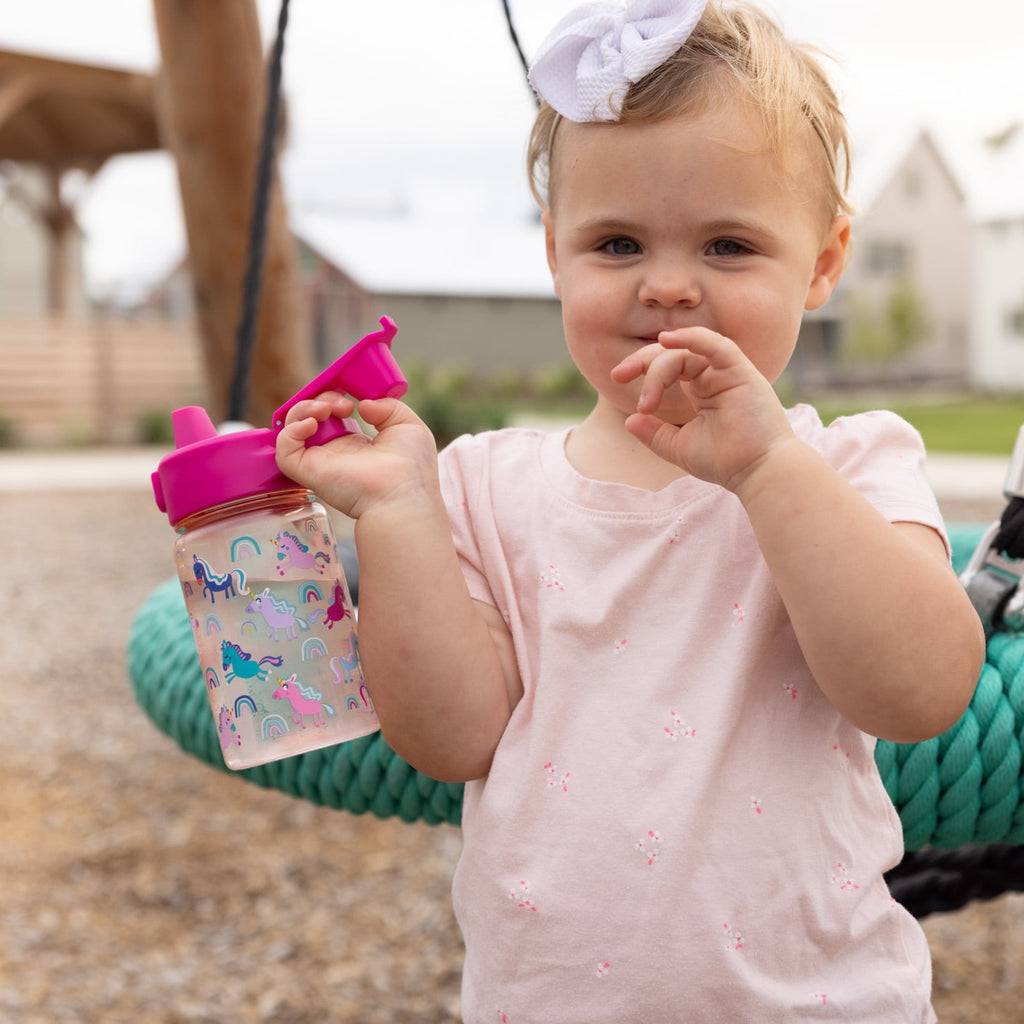 Simple Modern 12 fl oz Reusable Tritan Summit Water Bottle with Silicone Straw Lid | Birthday Cake M404Q