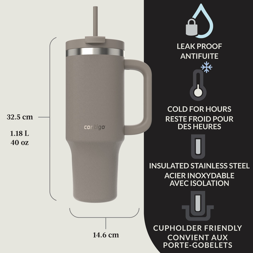 Contigo Streeterville Tumbler 40oz Inky Cap M106T