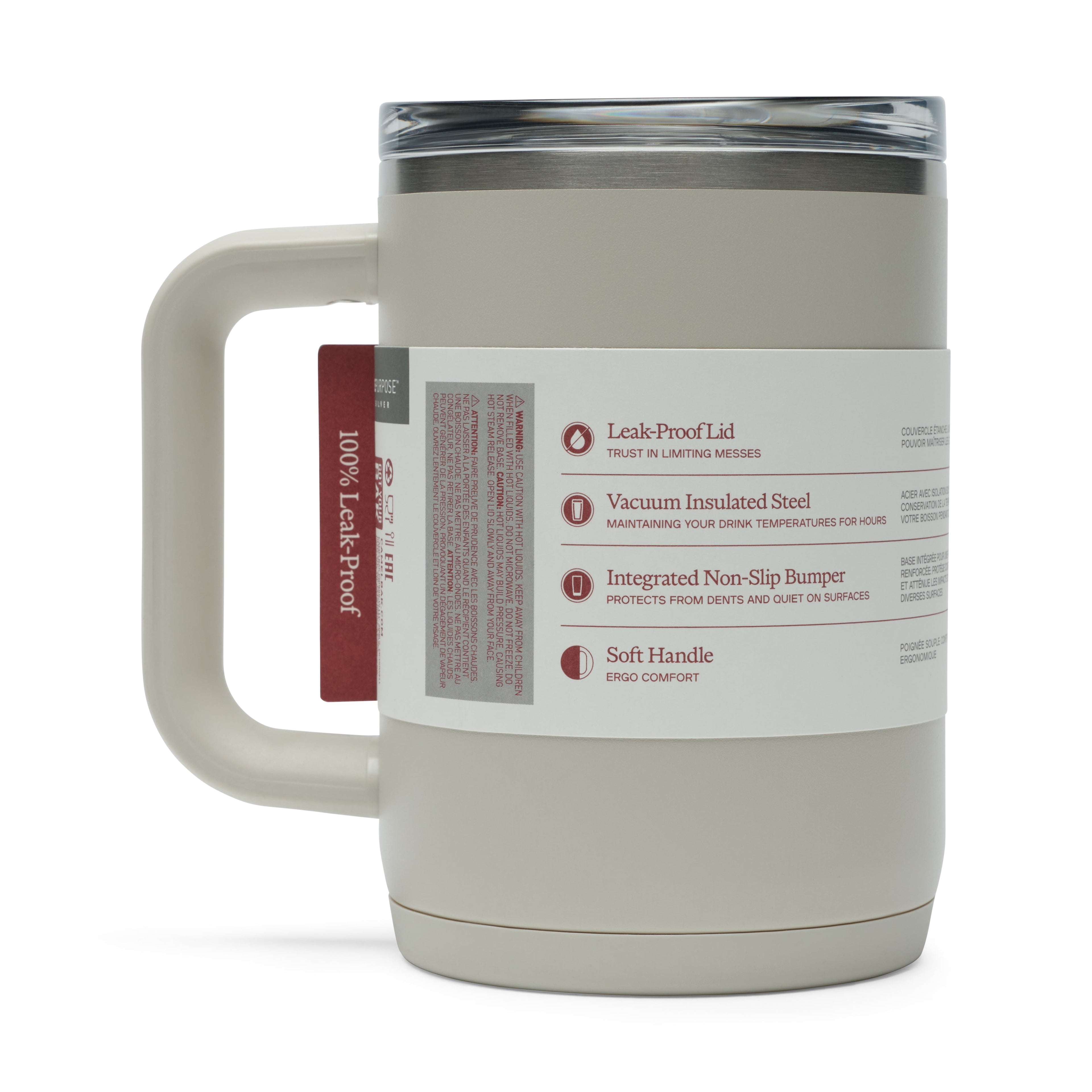 CamelBak Thrive 16oz Stainless Steel Leak-Proof Mug, Stone M291U