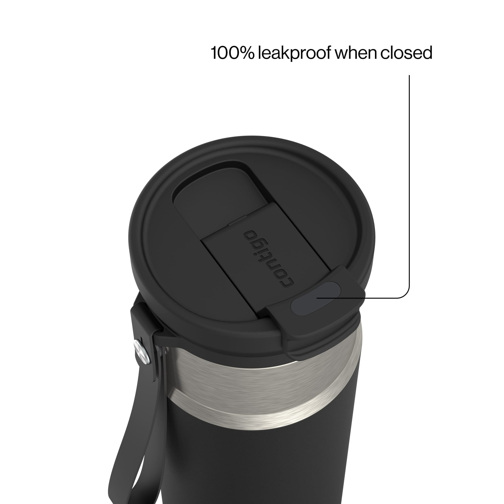 Contigo DualSip 20 oz Leakproof Insulated Water Bottle with 2-Way Lid M69A