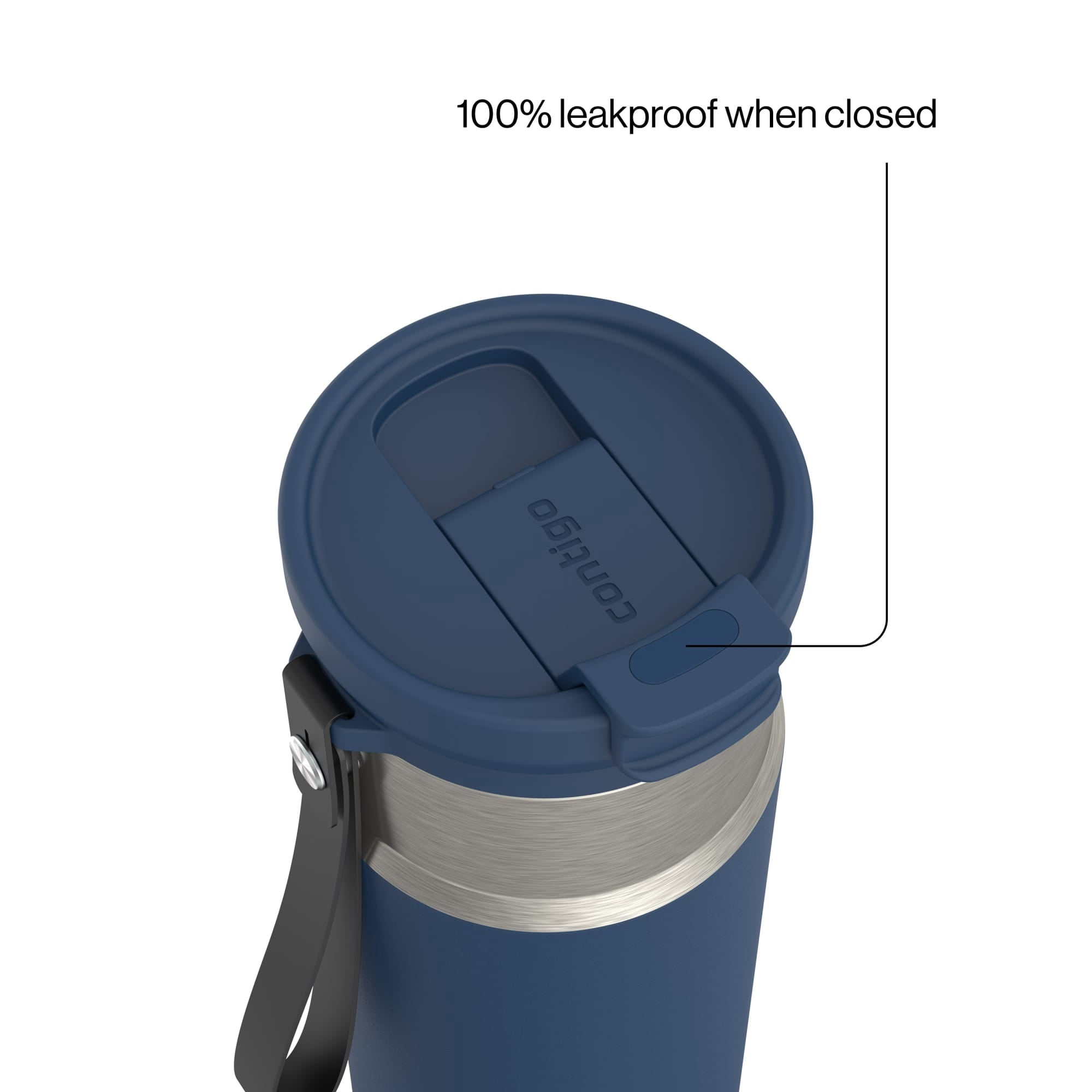 Contigo DualSip 20 oz Leakproof Insulated Water Bottle with 2-Way Lid M69A