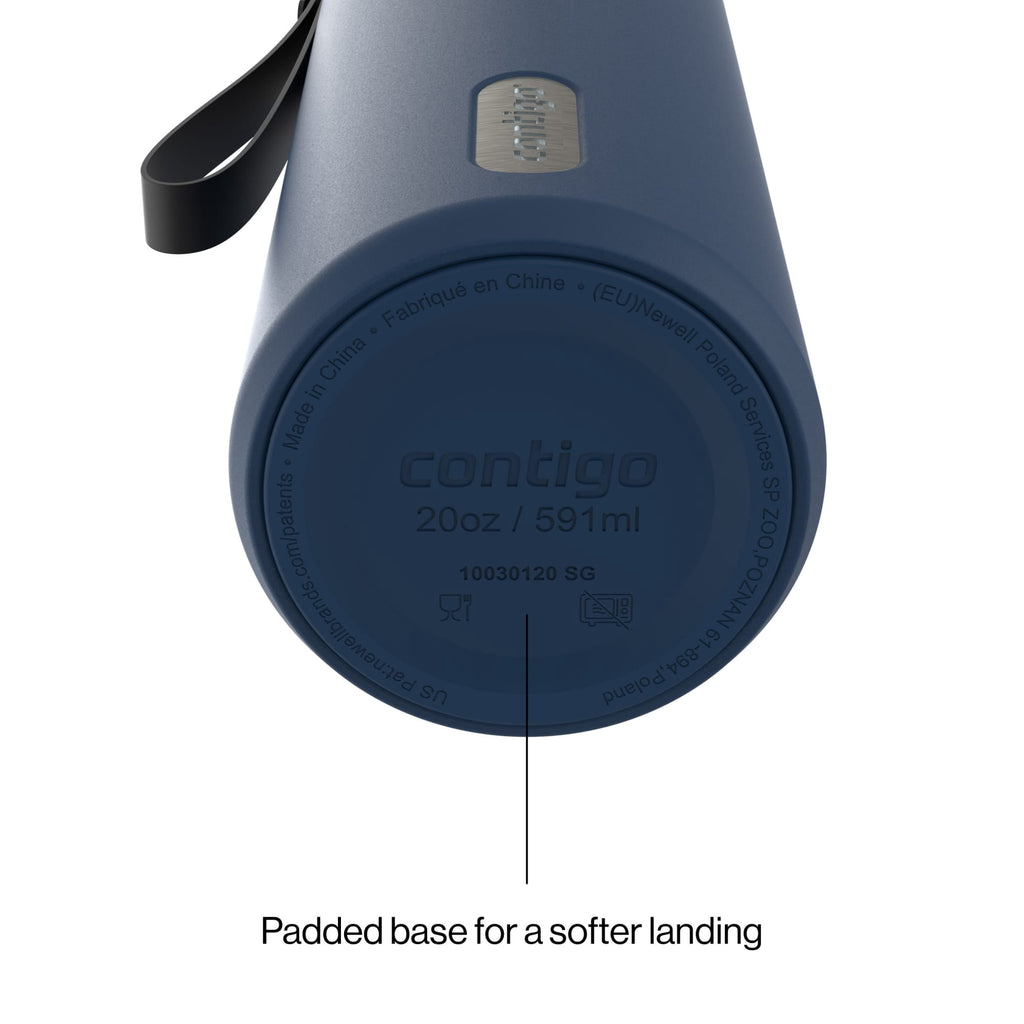 Contigo DualSip 20 oz Leakproof Insulated Water Bottle with 2-Way Lid M69A