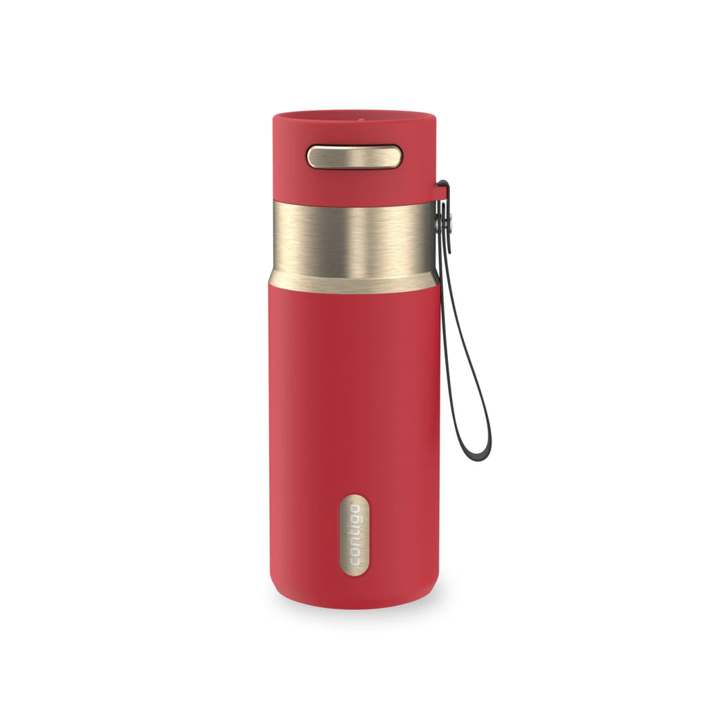Contigo AutoSeal 16 oz Leakproof Water Bottle with Carrying Strap M23B