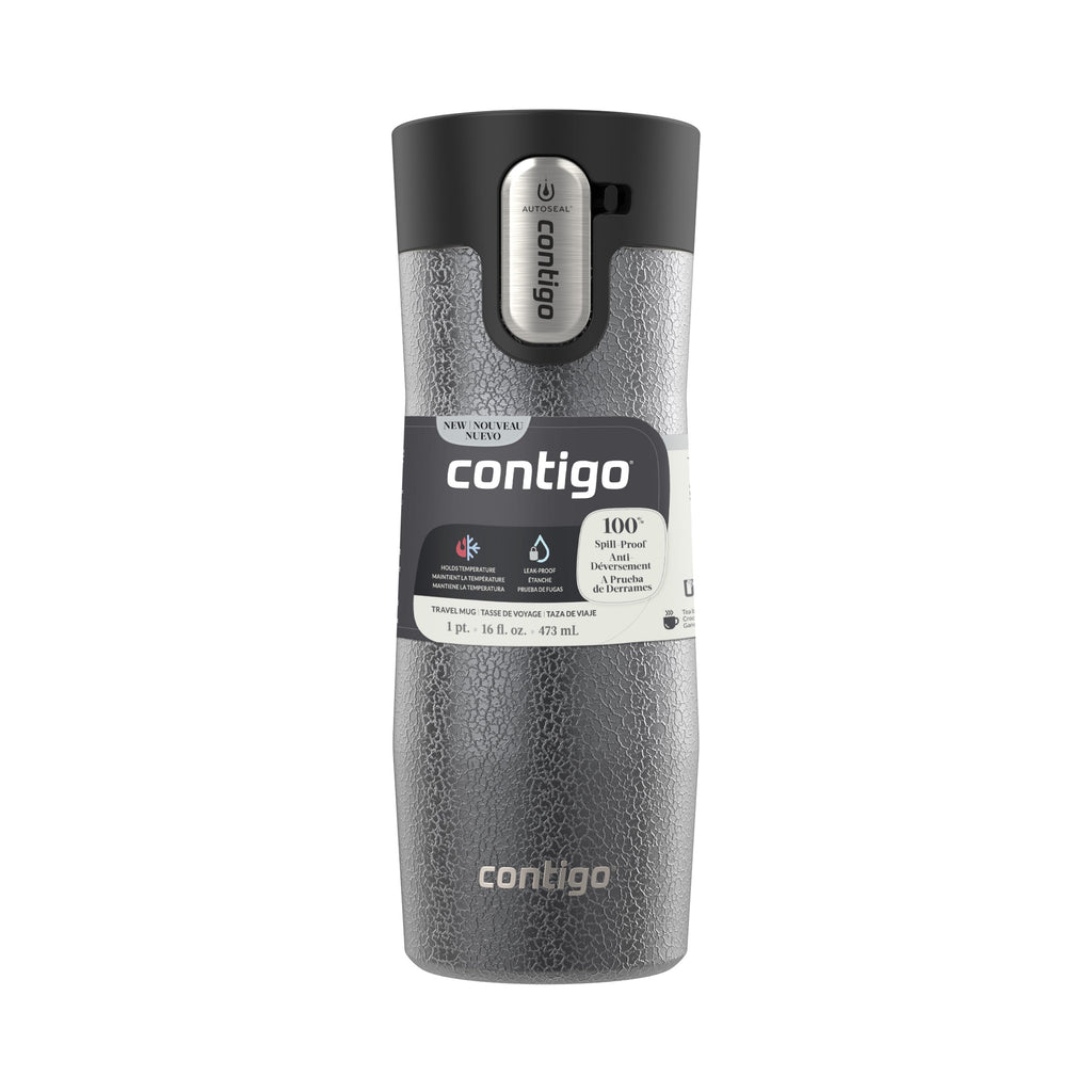 Contigo AUTOSEAL West Loop Vacuum-Insulated Stainless Steel Travel Mug with Easy-Clean Lid, 16 oz M31U