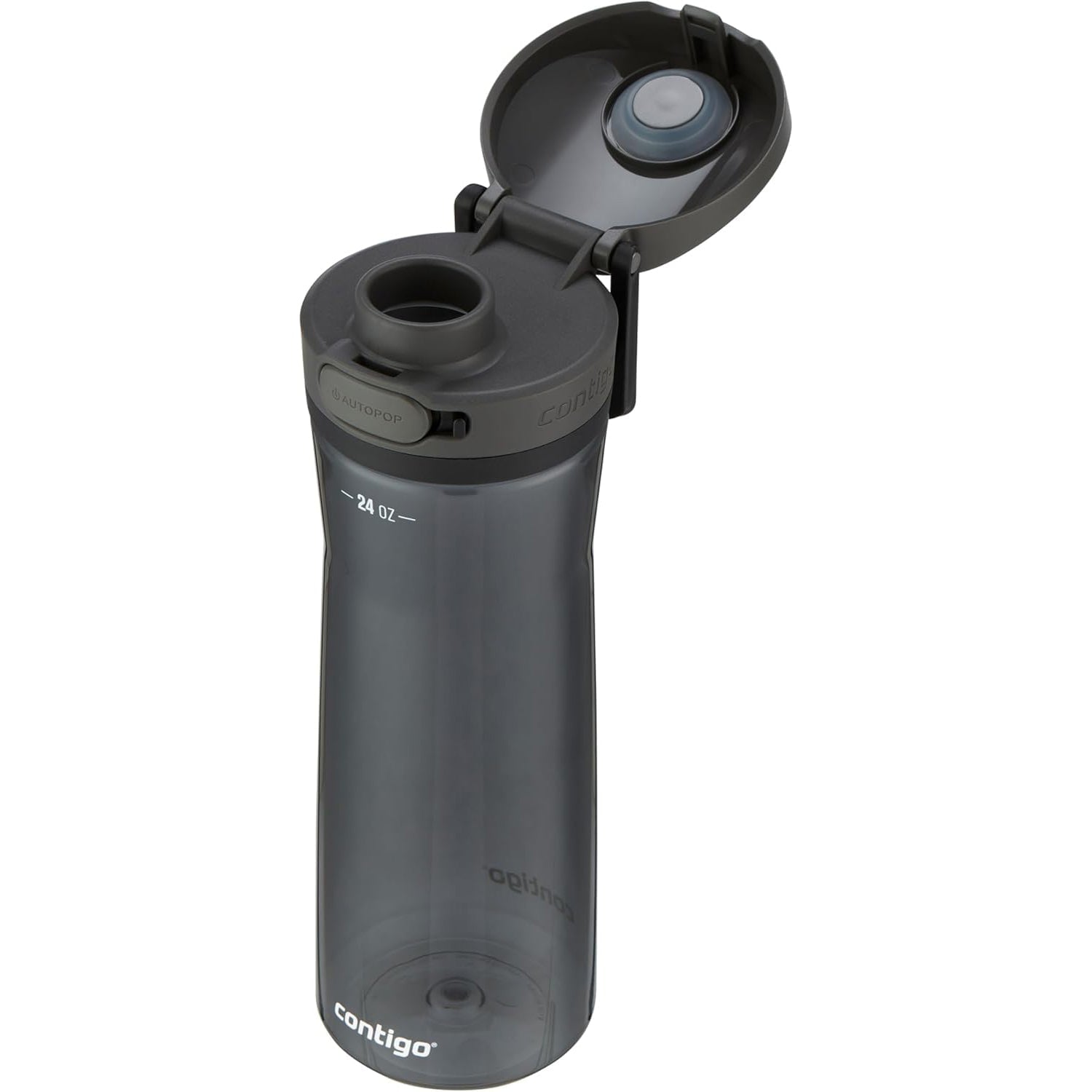Contigo - Water Bottle with Leak-Proof and Locking Lid, BPA Free, 709ml Capacity, Black M87X