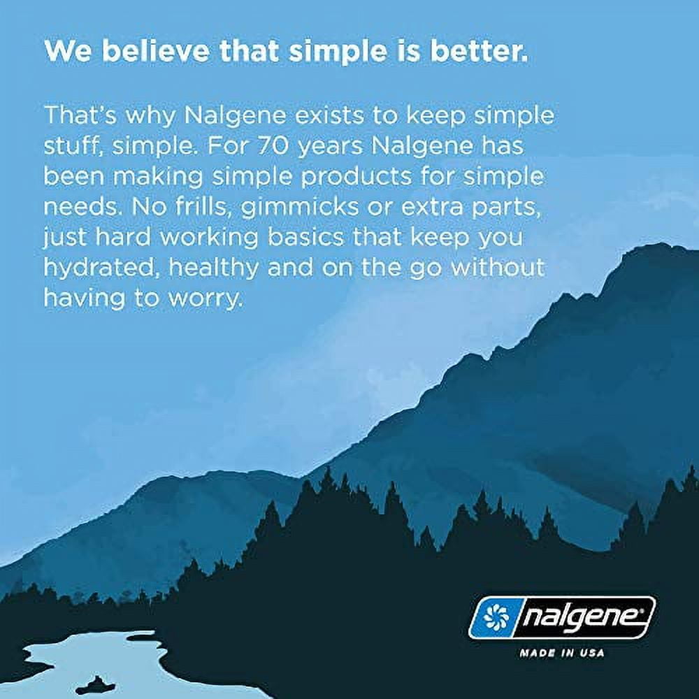 Nalgene Tritan OTF Water Bottle: 24oz, Glacial Blue M142F