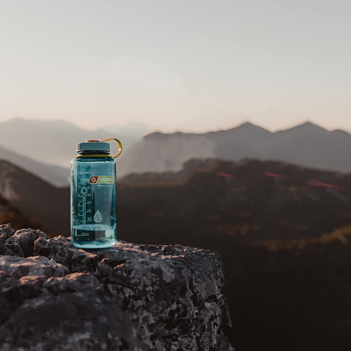 Nalgene Tritan OTF Water Bottle: 24oz, Glacial Blue M142F
