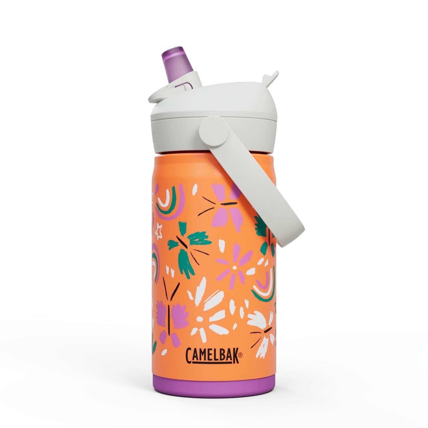 Camelbak Thrive™ Flip Straw Kids Stainless 12oz Water Bottle, Dino Jam M311U
