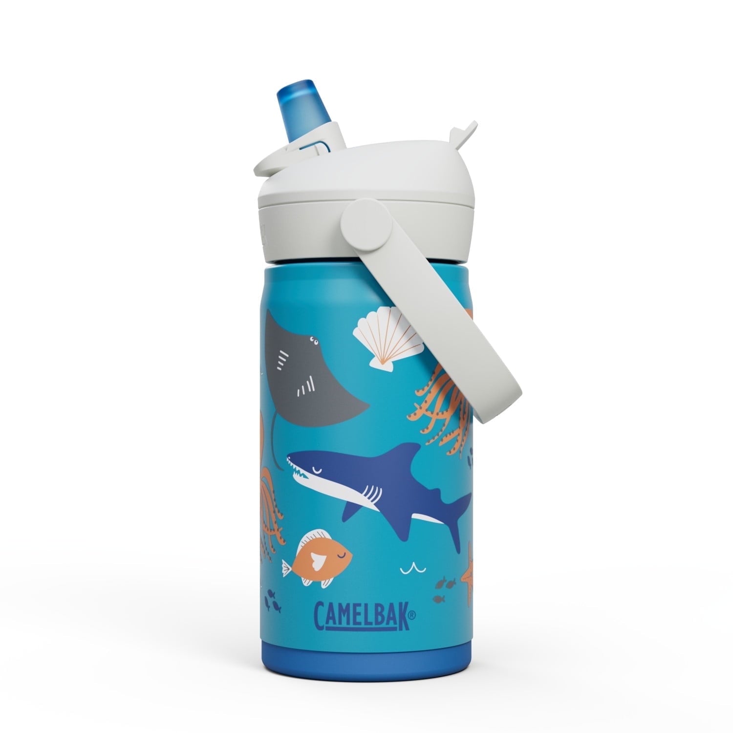Camelbak Thrive™ Flip Straw Kids Stainless 12oz Water Bottle, Dino Jam M311U