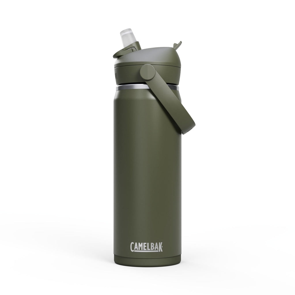 CamelBak Thrive™ Flip Straw Insulated Stainless Steel Water Bottle, 20oz, Moss M363U