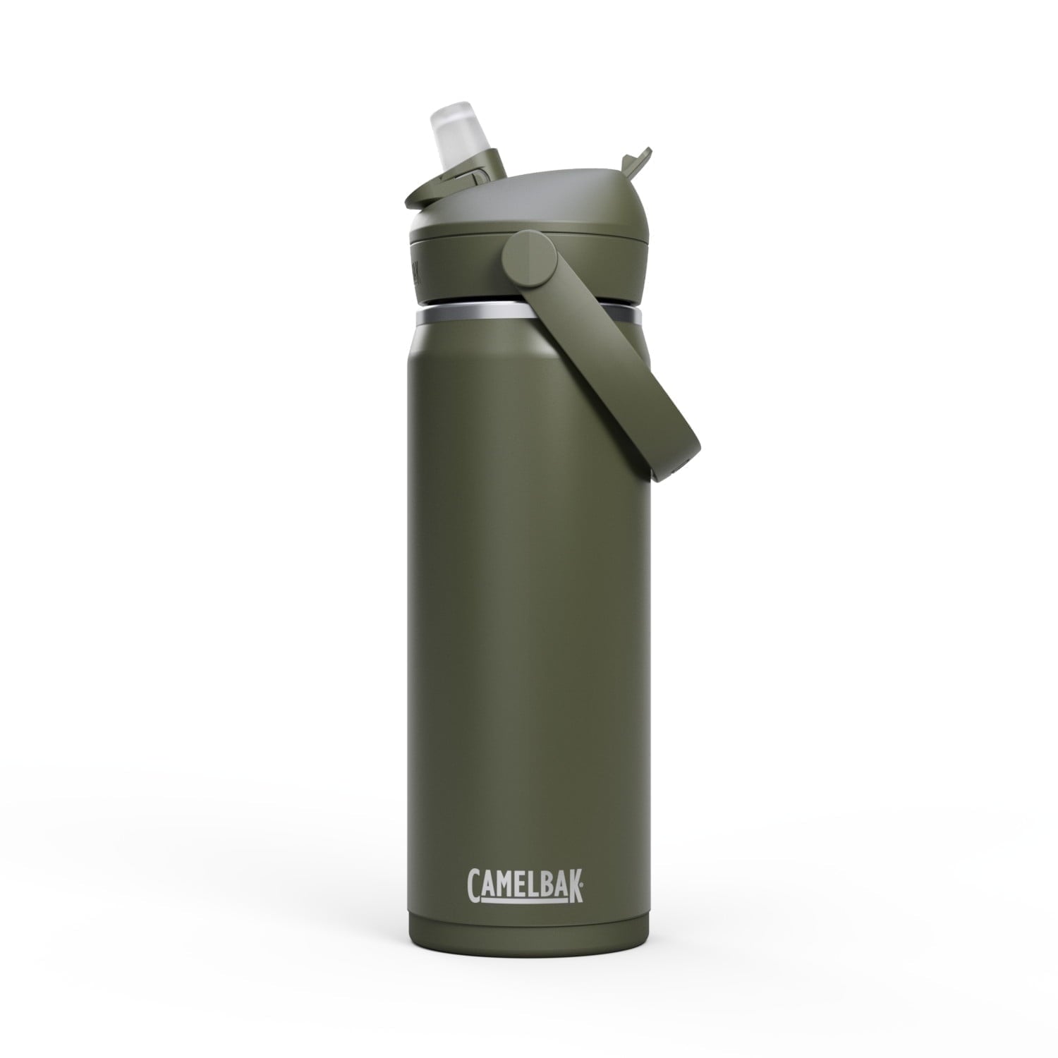 CamelBak Thrive™ Flip Straw Insulated Stainless Steel Water Bottle, 20oz, Moss M363U
