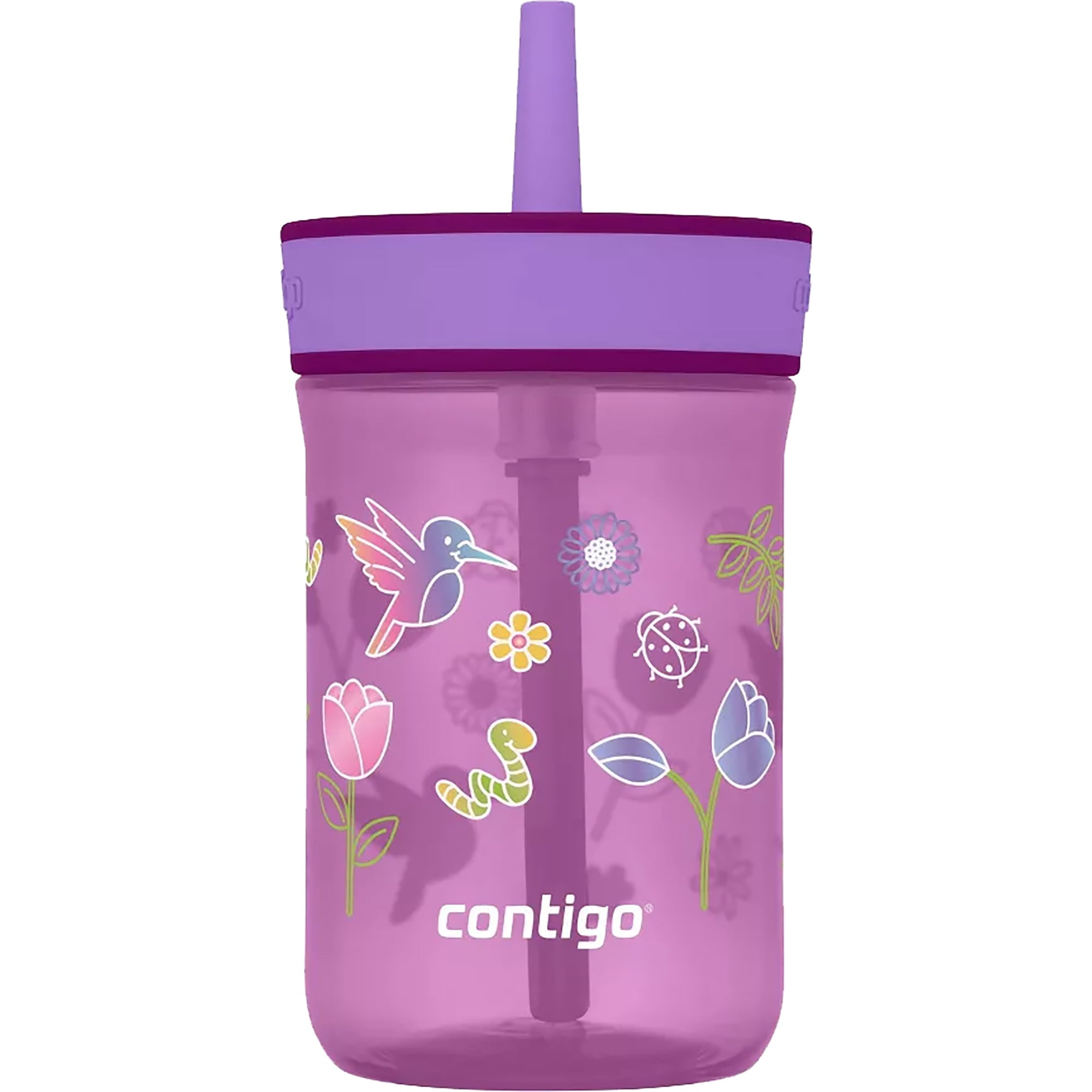 Contigo Kid's 14 oz. Leighton Tumbler with Straw - Juniper/Blue Forest M118A