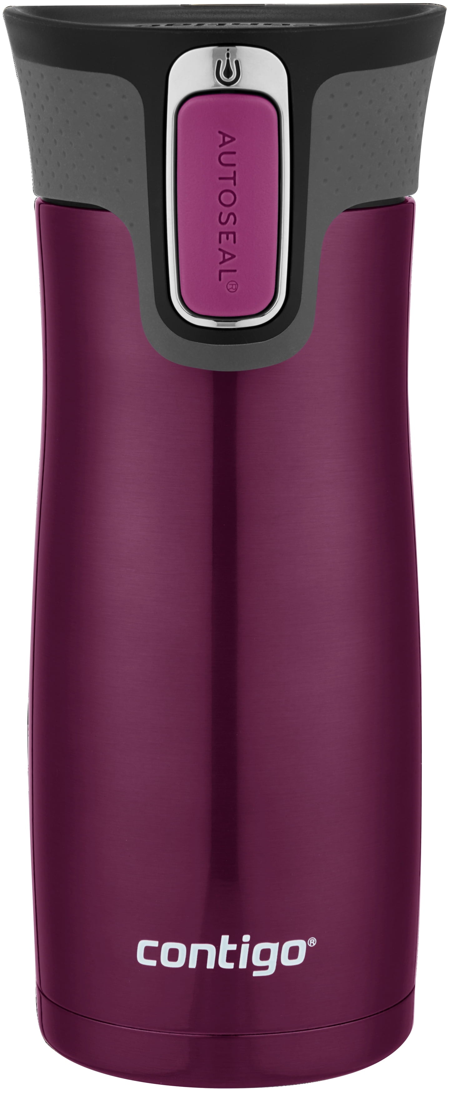 Contigo AUTOSEAL West Loop 2.0 Travel Mug, 16 oz., Stainless Steel with Black Button M98Z